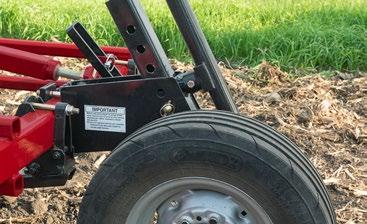 Single-point hydraulic depth control lets you quickly and easily adjust for fast-changing conditions within a field or across your farm.