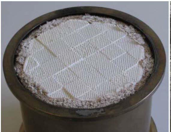 Durable material with advanced thermal shock performance Diesel soot filters 25 mm C.G. Aneziris, W. Schärfl German Patent DE 1020055036394.6 AZT 95% Alumina 2.5% Zirconia, Mg-PSZ 2.