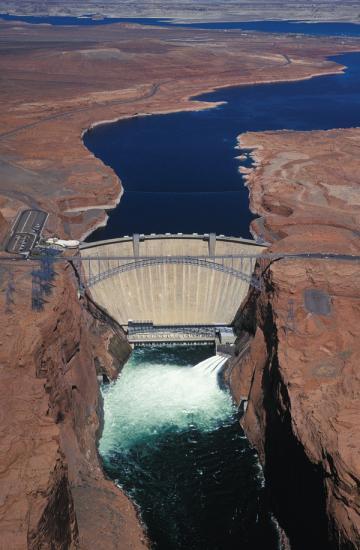 GLEN CANYON DAM This was the last major dam built on the Colorado River.
