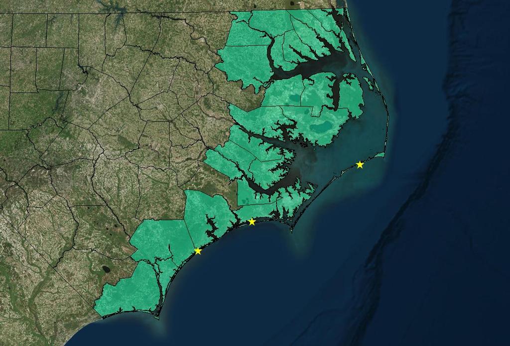 Impacts along Oceanfront/Barrier Islands Oceanfront Impacts Structural Damage