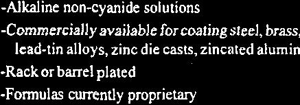 Alternatives to Cyanide Plating Non-Cyanide Copper Plating and Stripping -Alkaline non-cyanide