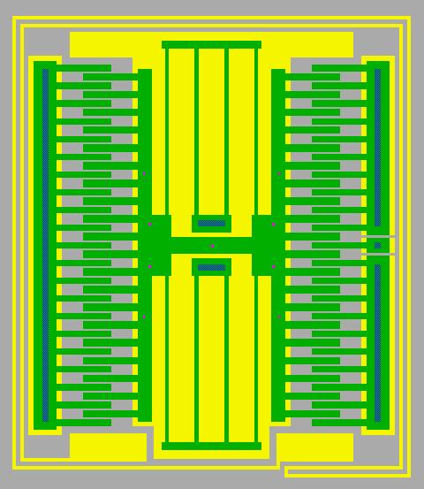 Layout and Masking Layers A A At Left: Layout for a folded-beam capacitive combdriven micromechanical resonator Masking Layers: 1 st Polysilicon: POLY1(cf) Anchor Opening: ANCHOR(df) 2 nd