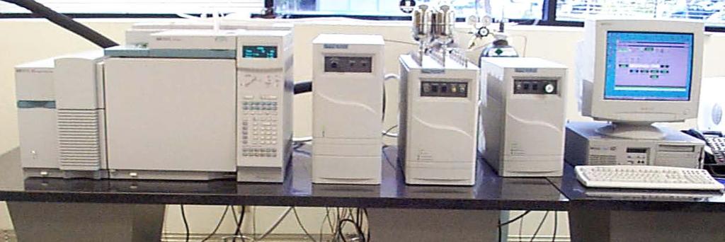 ANALYTICAL EQUIPMENT GC/MS Separates and detects