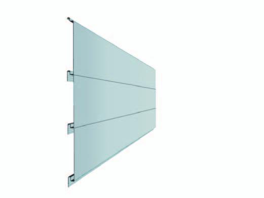montaline Cladding profiles in steel and aluminium With hidden fasteners, smooth