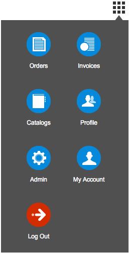 Menu The Menu button helps you navigate through the system. From the Menu, you can create invoices, update your company s profile, and invite additional users to join the CSP.