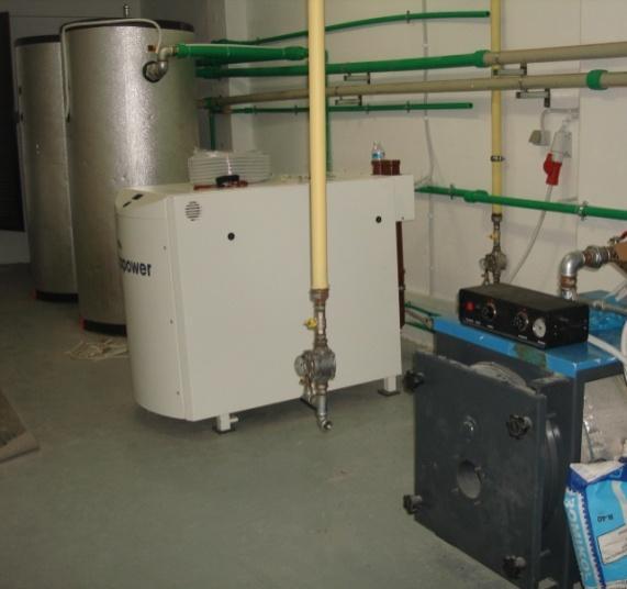 MICRO-CHP UNIT IN AN APARTMENT HOUSE Main CHP project indicators Heat capacity (total) kw 12 Electrical capacity (total) kw 4,5 Technology Internal Combustion engine No.