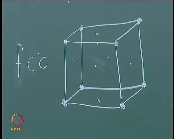 at the vertices of a cube.