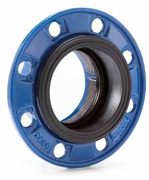 COMBI-FLANGES FOR PE, PVC, DUCTILE IRON AND STEEL PIPES AVK s combi-flange system comprises tensile combiflanges for PE, PVC and ductile iron pipes in DN50-300 as well as non-tensile combi-flanges