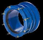 water and waste water Suitable for all ferrous pipes, upvc and AC, for use with water and waste water MAIN FEATURES Range of fitting lengths 400-1000mm Fusion bonded epoxy coating Range of fastener