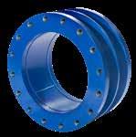 waste water WRAS approved materials Range of fitting lengths 400-1000mm Fusion bonded epoxy coating Range of fastener materials EPDM seals for water, NBR for waste water WRAS approved materials MAIN