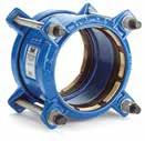 Supa Plus couplings offer a great flexibility and are very easy to mount because of the combined compression gasket which enables a large angular deflection and makes it easy to insert the pipes.