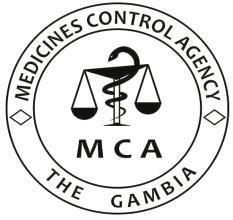 MEDICINES CONTROL AGENCY 54 Kairaba Avenue, Pipeline, The Gambia. Tel.no.