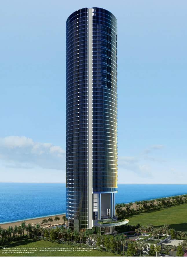 Porsche Design Tower Location: Sunny Isles Beach Florida Architect: Studio F-A Porsche and Sieger Suarez Architects 60 Floors High- One of the Tallest in Sunny Isles All glass is impact glazing using