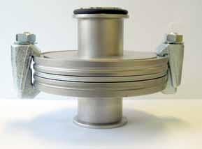 ISO-K Flange fig. 135: ISO-K flange (midddle) 2.7.8. Safety valve In the case of flammable gases in use (H 2, C 2 H 2 ), we install a safety valve for your protection. 2.7.9.