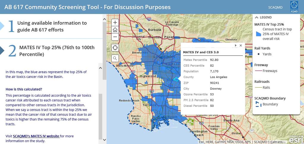 Community tool: Story map Includes: Background on AB 617