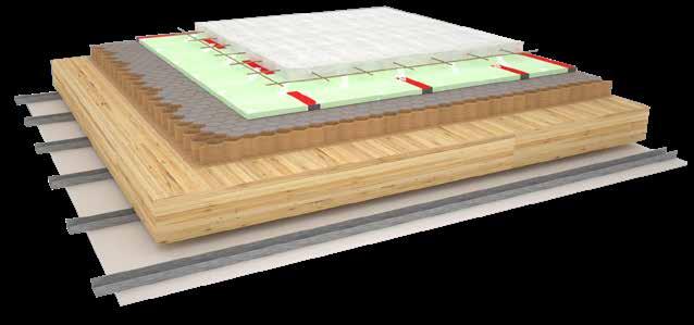 FLOORS WALLS ELASTIC JUNCTION 1 2 3 4 5 6 7 8 Product L nw (db) R w (db) U (W/m 2 K) Highmat 48,4 1. Floor finishing, th. 15 mm 2. Screed, th. mm 3. Acoustic insulation HIGHMAT 4. Sand filling, th.