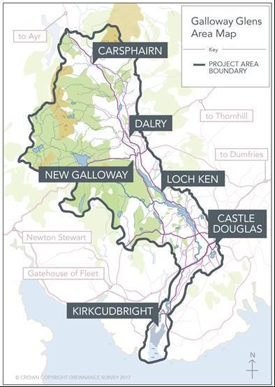 The Galloway Glens Landscape Partnership Scheme 35 projects across the Galloway Glens area over the next 4 years. The GGLP area covers the Glenkens, Castle Douglas and Kirkcudbright.