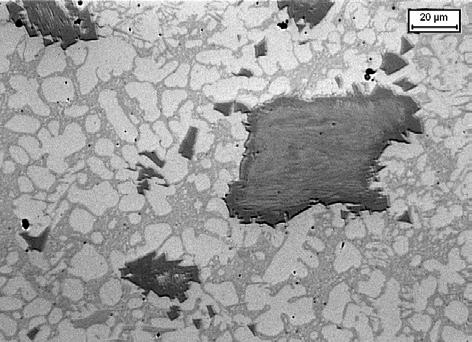 Light optical micrograph of MIG specimen A2 cut parallel welding direction.