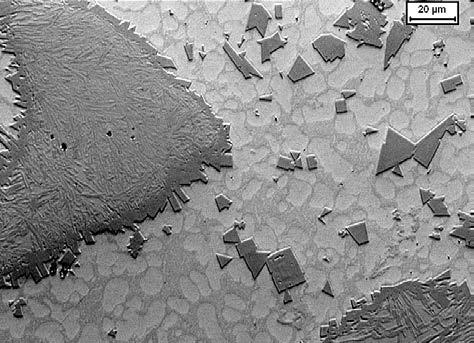 Light optical micrograph of MIG specimen A1 cut parallel welding direction.