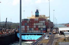 Panama Canal Route Canal currently at 95% of capacity, Panamax sized ships slower