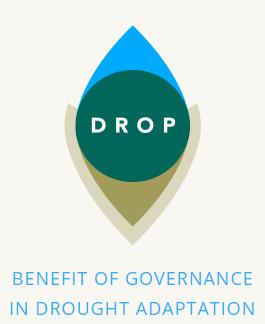 3. International drought projects Measures, governance DROP - Benefit of governance in DROught adaptation Interreg IVB project www.dropproject.