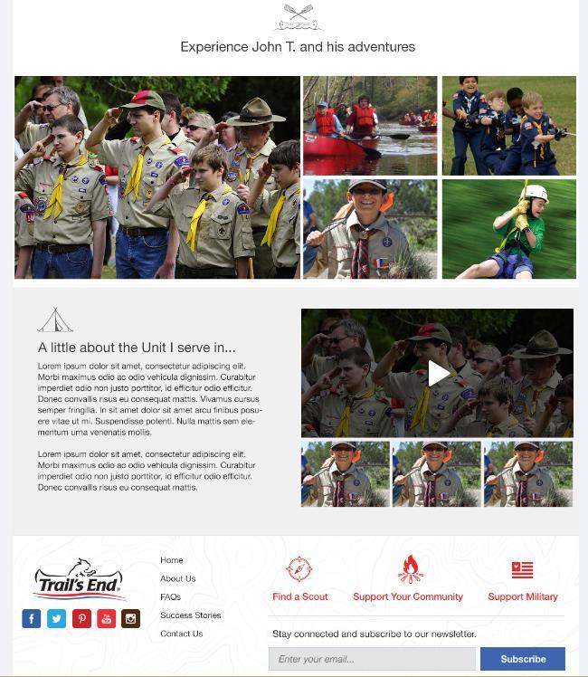 Online Selling Scouts share their stories Product line of products will be different Serves as a testing