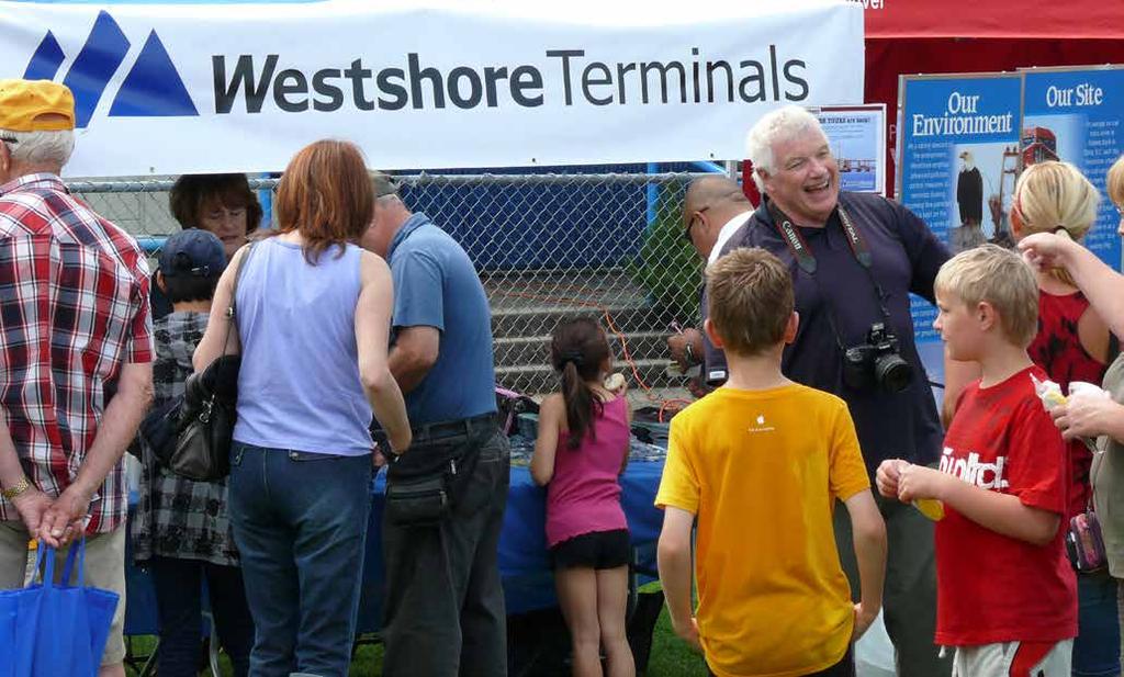 PROJECT CONSULTATION ACTIVITIES Westshore Terminals has undertaken a series of consultation activities to share information about the Terminal Infrastructure Reinvestment Project with the community.