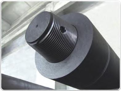 HP Graphite Electrode Application HP graphite electrode is mainly used for ultra high power electric arc furnaces with the current density range of 1825 A/cm 2.