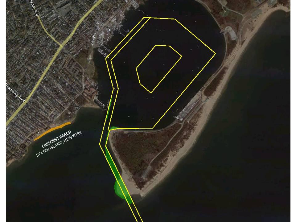 = Area to be Dredged A Proposed = Placement Site GREAT KILLS HARBOR FEDERAL NAVIGATION