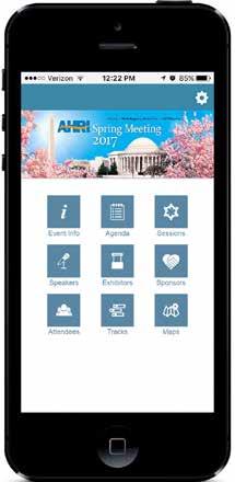 One (1) complimentary meeting registration Company logo on signage in hospitality area Acknowledgement and corporate logo printed in the AHRI Spring Meeting program and mobile app Acknowledgement and