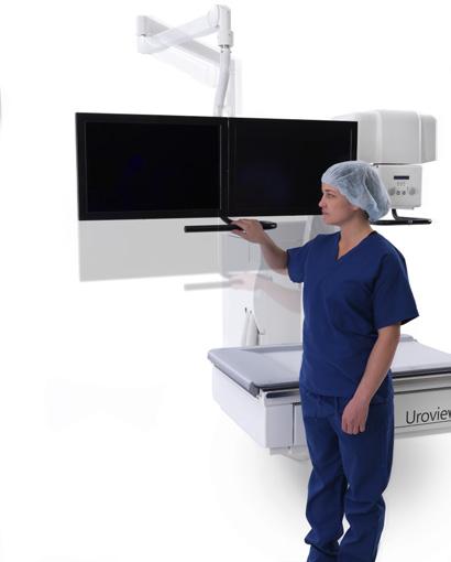 With precise imaging chain movement, you can fine tune the image placement without manually repositioning your patient, saving valuable procedure time and promoting patient comfort.