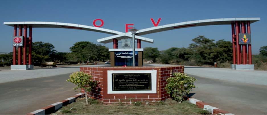First Prize Ordnance Factory ORDNANCE FACTORY VARANGAON Jalgaon (Maharashtra) Unit Profile Ordnance Factory Varangaon is engaged in manufacturing of small arms ammunition required by Army, Navy, Air