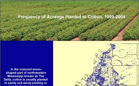 Figure 6. Multiple year cotton land-use Poster.