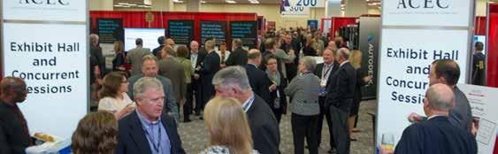 EXHIBITOR INFORMATION EXHIBITOR PACKAGE (1) 8 x 10 booth space (1) complimentary Full Convention registration *for booth personnel Company name listing on the ACEC Convention website Basic listing on