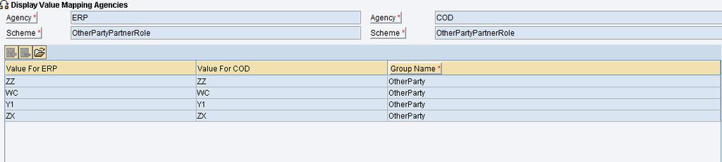 Replicate Other Party Information To replicate other party information in a sales order replication request, you must perform value mapping in the Integration Builder.