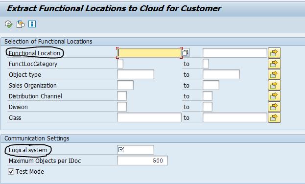 1. Select Load or Resend Functional Locations from COD_INT_MENU. Provide the functional location number and the tenant ID and execute. 2.