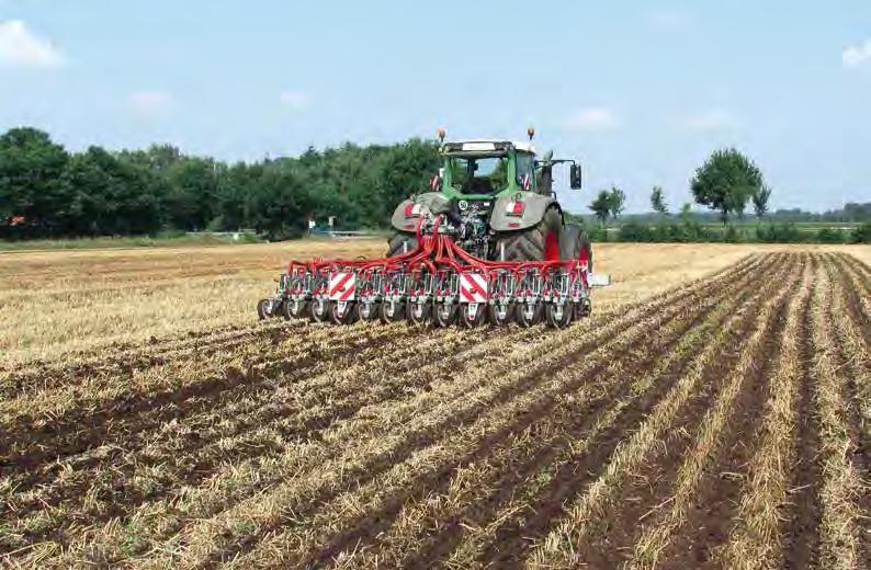 Precision technology Compared to older Strip Till methods with narrow row spacing, the XTill VarioCrop generates highly precise tillage zones that are clearly delineated from the area between the