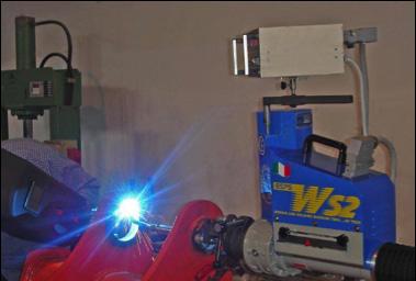 Our lasercladunit can be used on-site