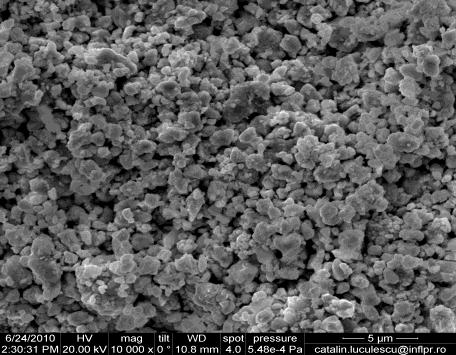 SEM micrograph of the mixture K30 (75)