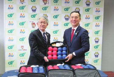 Increasing Awareness and Popularity of Boccia The Sumitomo Wiring Systems Group supports the Paralympic sport boccia as an official sponsor of Japan s first boccia international competition, held in