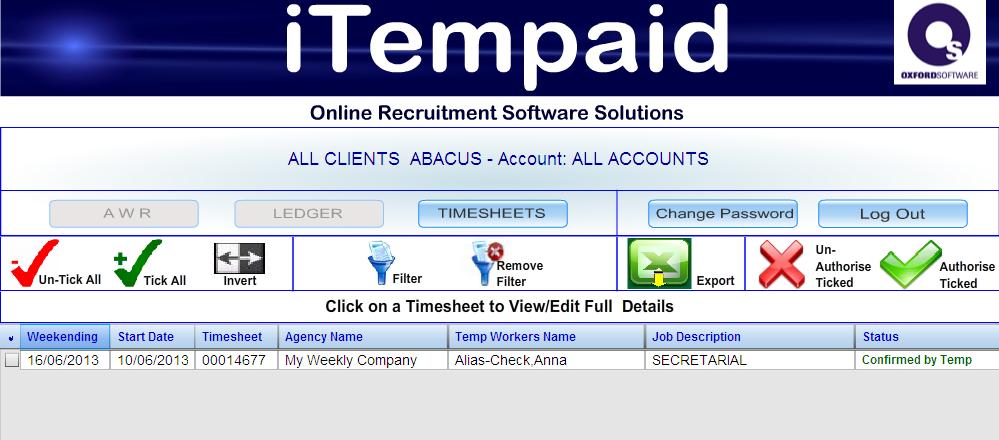 Guide to Icons and Buttons on your itempaid site Once you log into your account your main account screen will look similar to the image below: You may be familiar with many of the buttons and icons