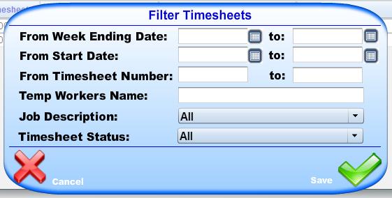 The Invert button allows you to reverse the current setting of selected or not selected on all those Timesheets.