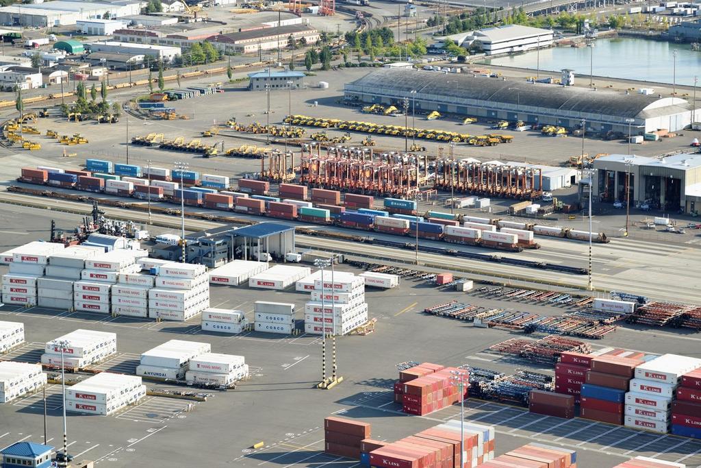 The North Intermodal Yard and Port of Tacoma