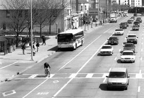 Policy 1: Work with Dane County, the Wisconsin Department of Transportation, the Madison Area MPO and the University of Wisconsin to implement the Bicycle Transportation Plan for the Madison Urban