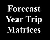 Forecast Year Trip Matrices Revenue Analysis