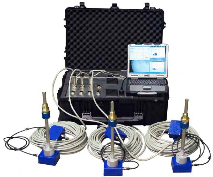 Testing Utilized both RotoProbe TM extractive and mobile microwave mass flow testing to evaluate coal flow balance.