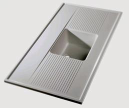 Sinks A full range of sinks is available in various materials to suit a variety of applications.