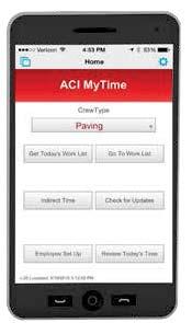 PROCRU phone app helps track payroll. laptop, ipad or iphone. Each level of employee (laborer, foreman, manager, salesperson etc.