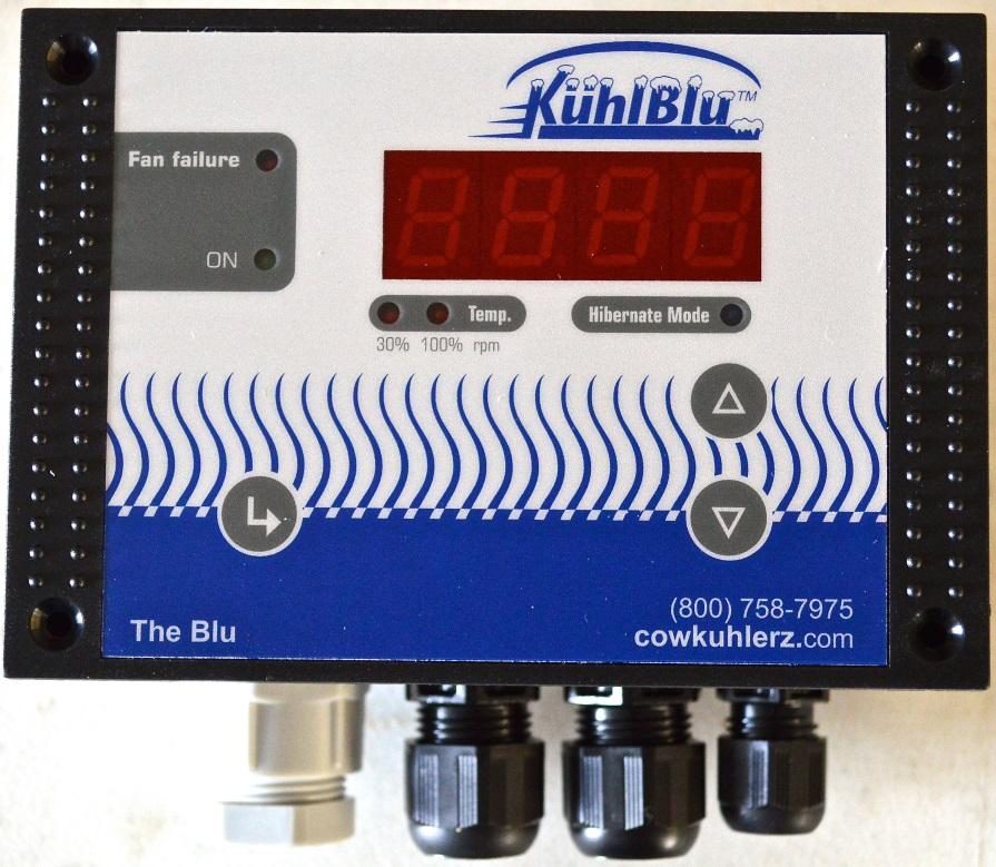 Automated On Function Starts KühlBlus at set temp Controls Variable Speed