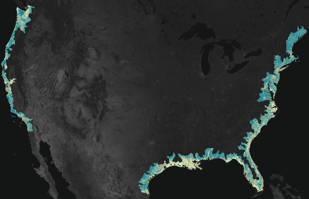 A Geospatial Coastal Resilience Assessment for the Contiguous U.S.